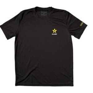 Official U.S. Army GoArmy Black Microfiber Shirt Size Small